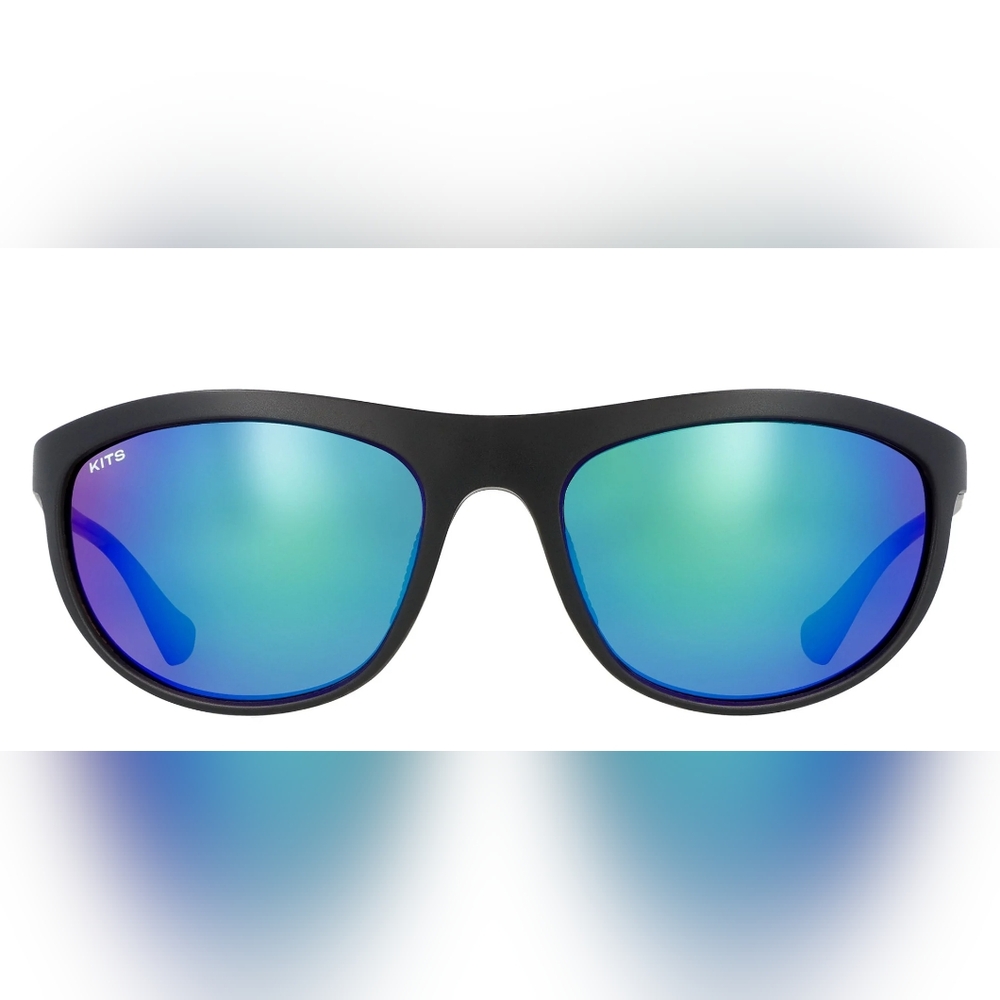 KITS The Persuit Black Sunglasses with Reflective Lenses, NEW